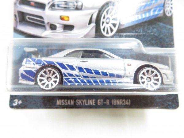 n983 ホットウィール ワイルドスピード NISSAN SKYLINE GT-R （BNR34） 日産スカイライン 3/5 2FAST 2FURIOUS_画像3