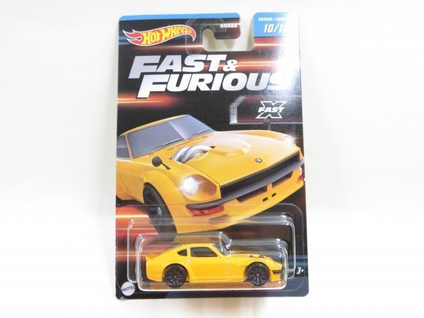 n1013 ホットウィール ワイルドスピード DATSUN 240Z CUSTOM ダットサン カスタム 10/10 FAST X_画像1