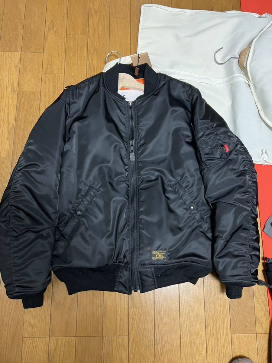 14AW WTAPS MA-1 JACKET NYLON TWILL 新品未使用デッドストック 14AW WTAPS MA-1 JACKET NYLON TWILL 新品未使用デッドストック