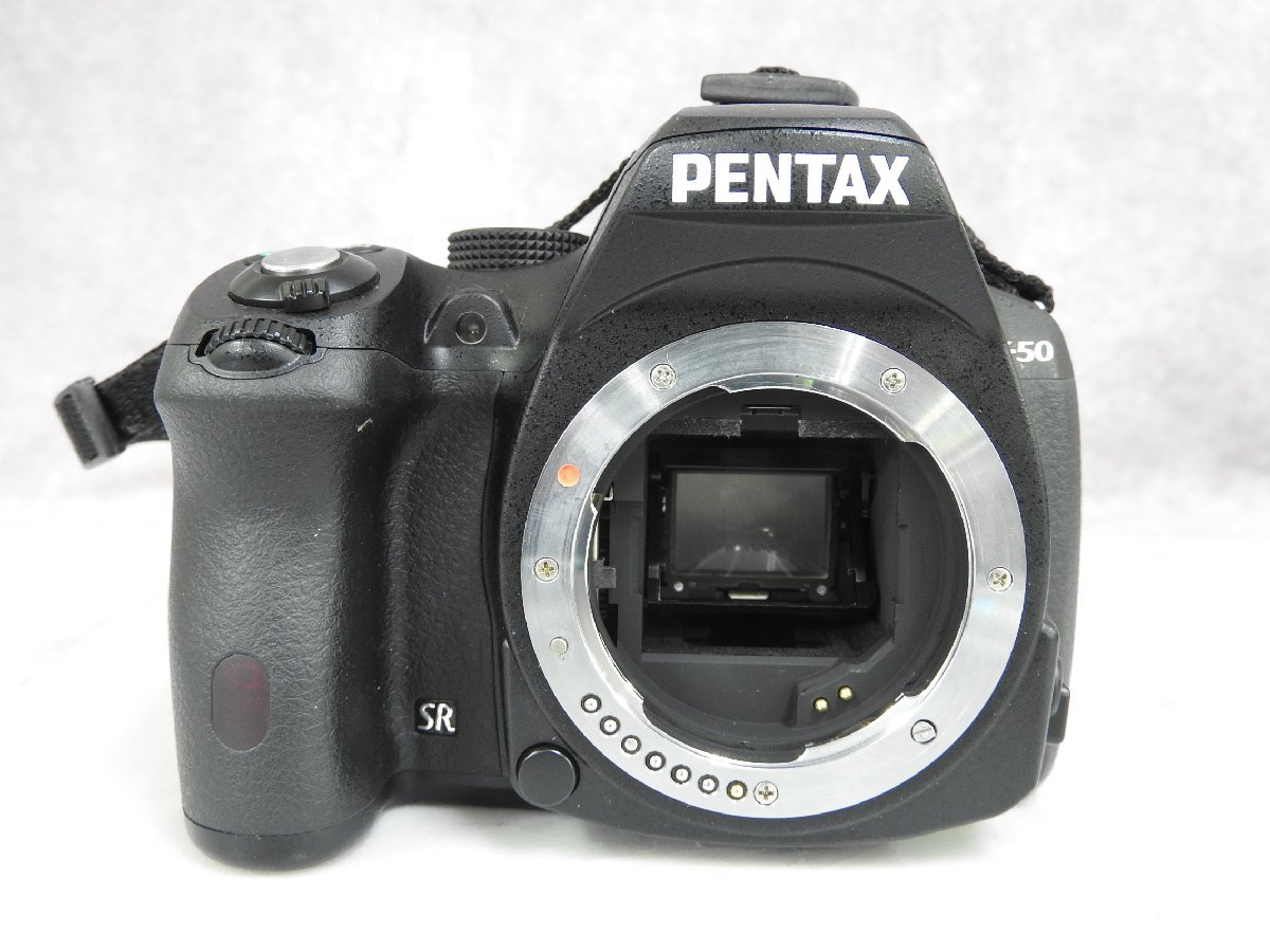 ☆ PENTAX ペンタックス デジタル一眼/K-50 + レンズ/smc PENTAX-DAL 1:4-5.6 50-200mm ED + 1:3.5-5.6 18-55mm AL セット ☆ジャンク☆_画像2