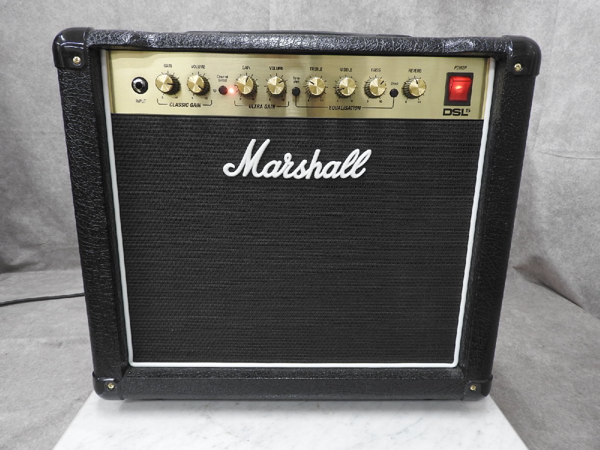 〇【神殿店】Marshall DSL5CR マーシャル ギターアンプ アダプター フットスイッチ付き　〇中古〇_画像2