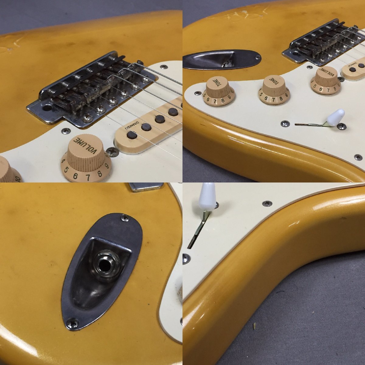 f145*180 【ジャンク】 Fender Japan STフェンダージャパン 57-140YM フジゲン期Ｎシリアル1994年製_画像4