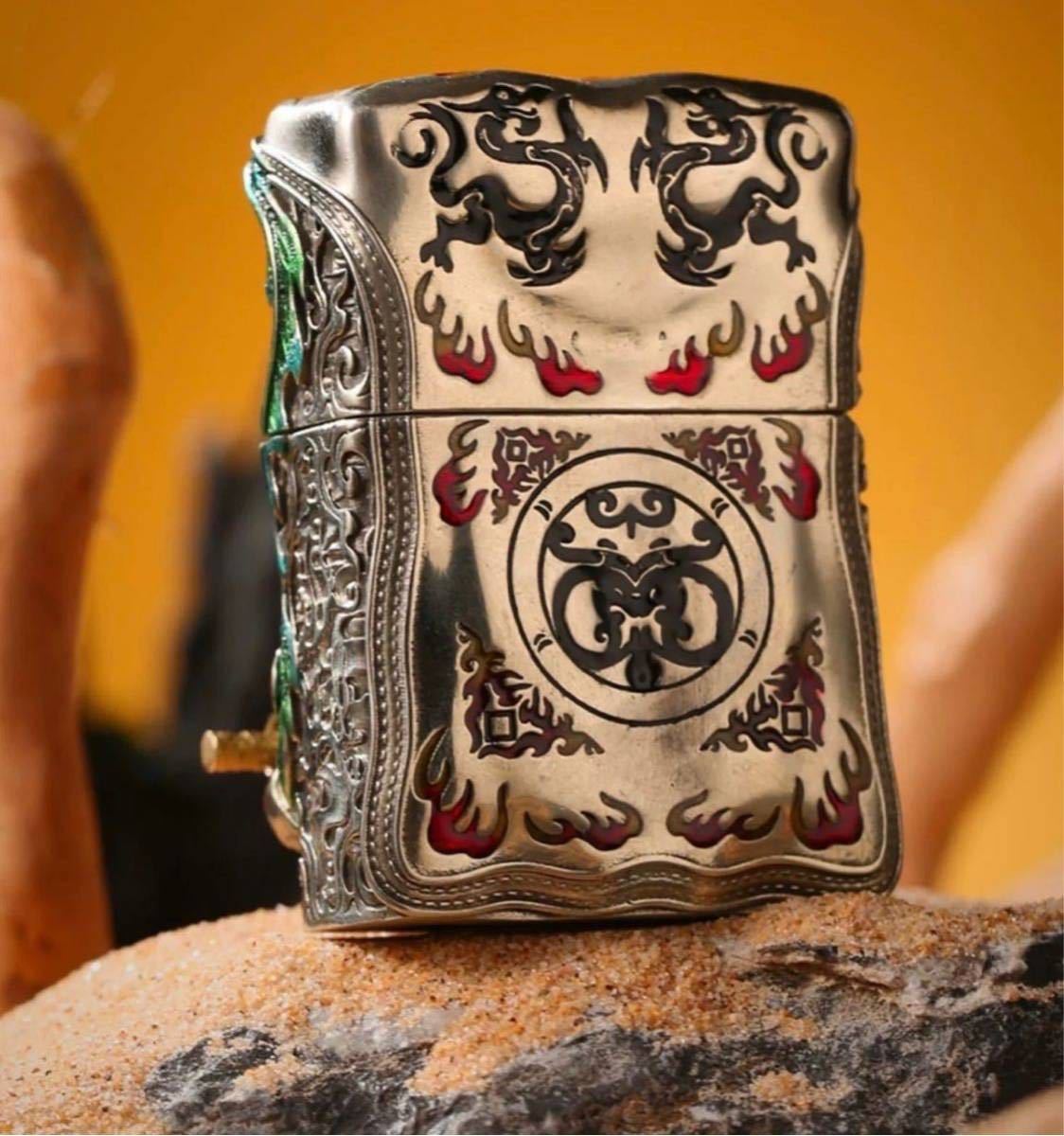 定価11.5万円 Zippo 孫悟空 真鍮製 斉天大聖 ライター ジッポー オイルライター 新品_画像2