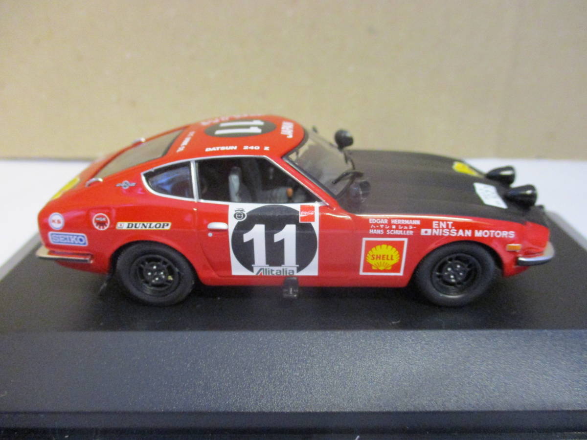 IXO DATSUN 240Z #11 WINNER SAFARI RALLY 1971 1/43 RAC044 ダットサン ニッサン サファリラリー 優勝 フェアレディ Z イクソ　 _画像3