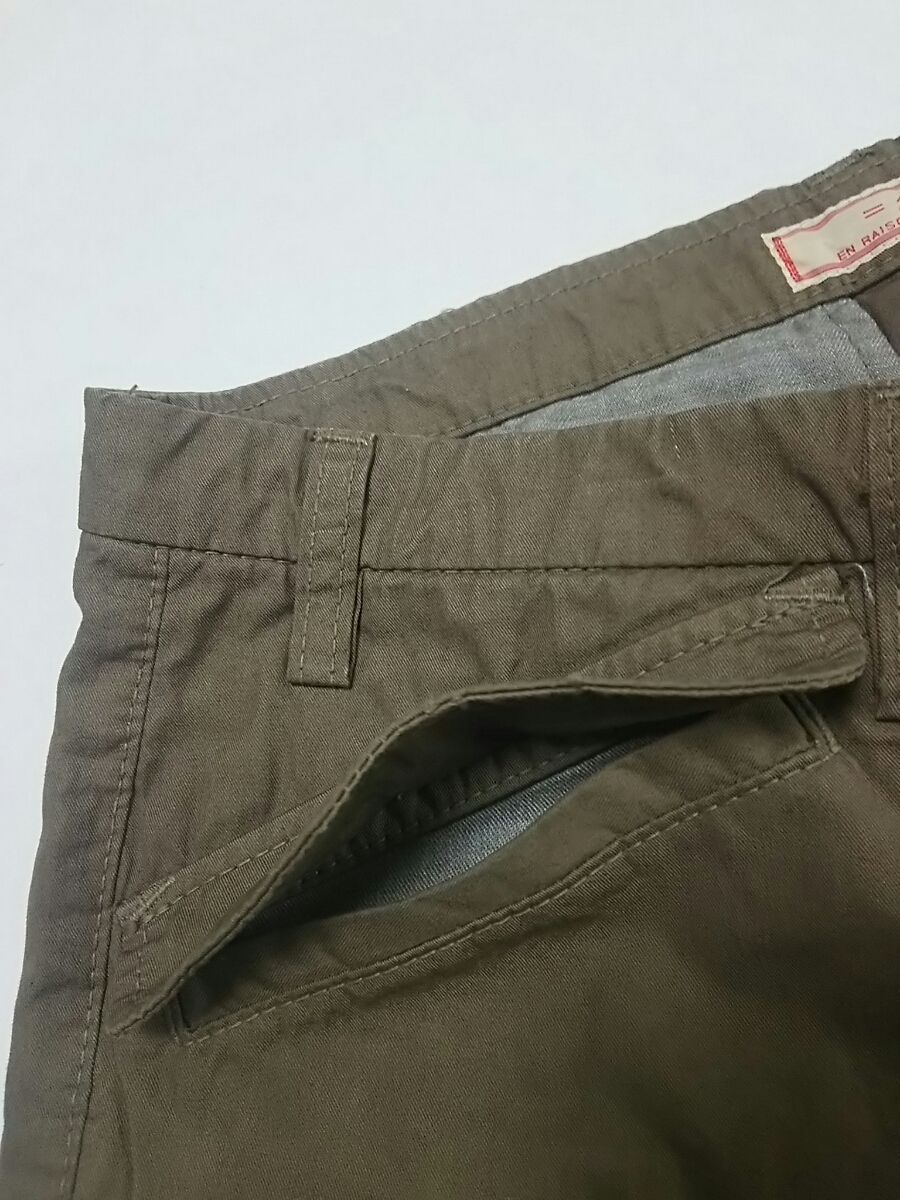  tag attaching min@RNA with translation lady's Mmin at a-ruene- cotton shorts cargo short pants khaki free shipping 