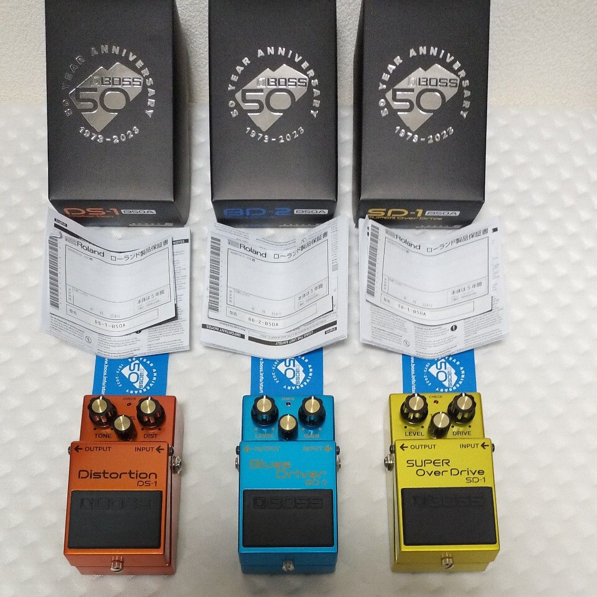 新品未使用 BOSS 50周年 記念 エフェクター SD-1 BD-2 DS-1 新品未使用 BOSS 50周年 記念 エフェクター SD-1 BD-2 DS-1ボス