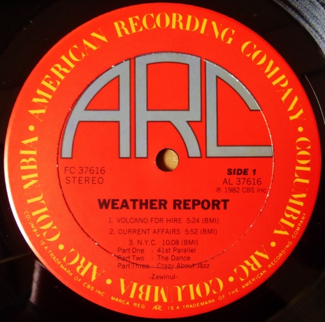 WEATHER REPORT「WEATHER REPORT」米ORIG [初回FE規格ARC] ステッカー有シュリンク美品_画像5