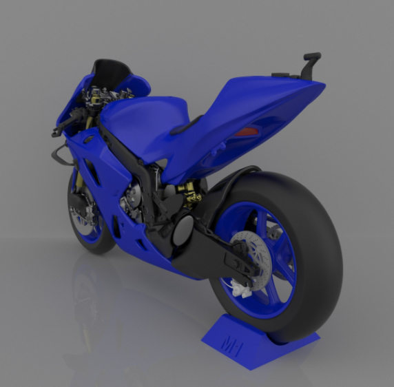 1/12 Yamaha YZF-M1 2020 MOTOGP 3D print kit not yet constructed 