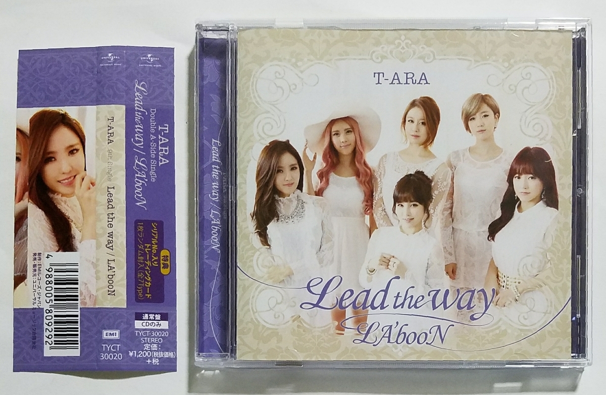 T-ARAsoyonLead the way LA\'booN обычный запись CD Solo Picture этикетка Soyeon ver. не воспроизведение быстрое решение записано в Японии Tiara pikre