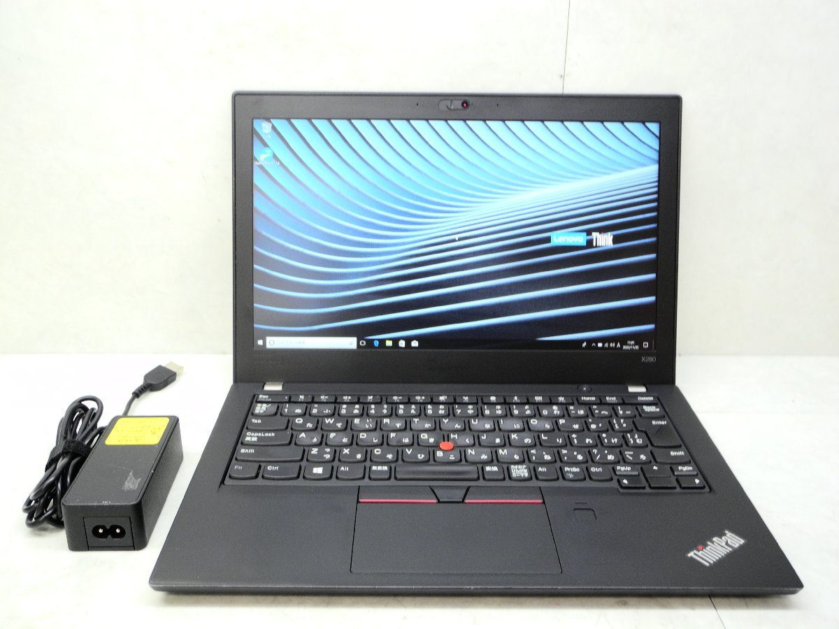 ☆1円☆第8世代☆Lenovo☆Thinkpad☆X280 20KE-S0PC00☆高解像度☆Core i5 1.70GHz/8GB/SSD256GB/無線/カメラ/Office/Win10 DtoD領域☆_画像1