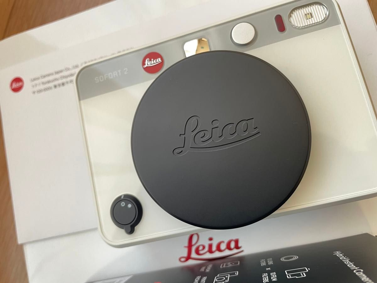 【ライカ LEICA ゾフォート2】 ライカオフィシャル購入 カメラ チェキ ホワイト ライカフィルム インスタックスフィルム付き