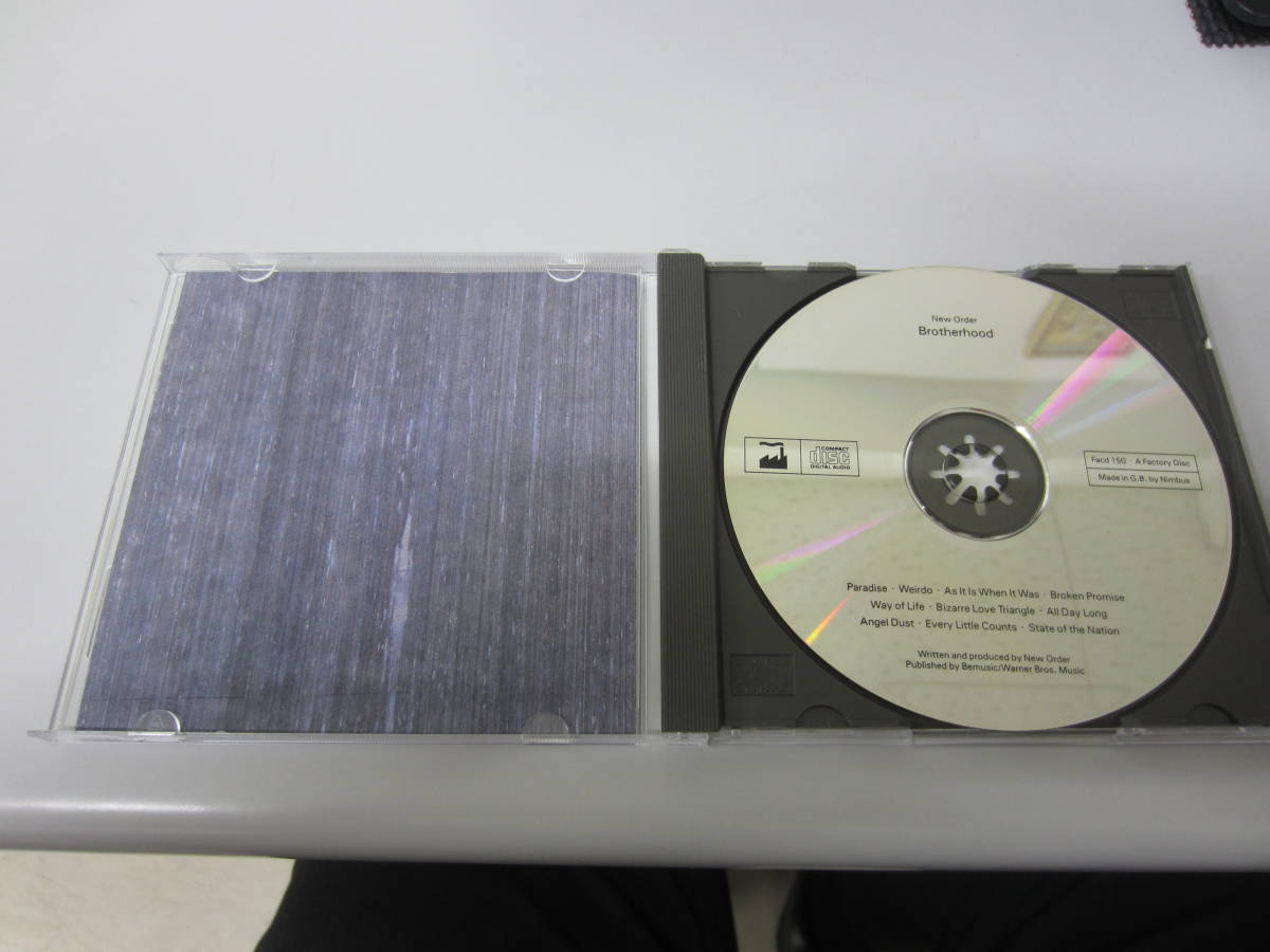 New Order/Brotherhood UK盤オリジナルCD FACD150 シンセポップ ポストパンク ネオサイケ Joy Division Warsaw Be Music The Other Two_画像2
