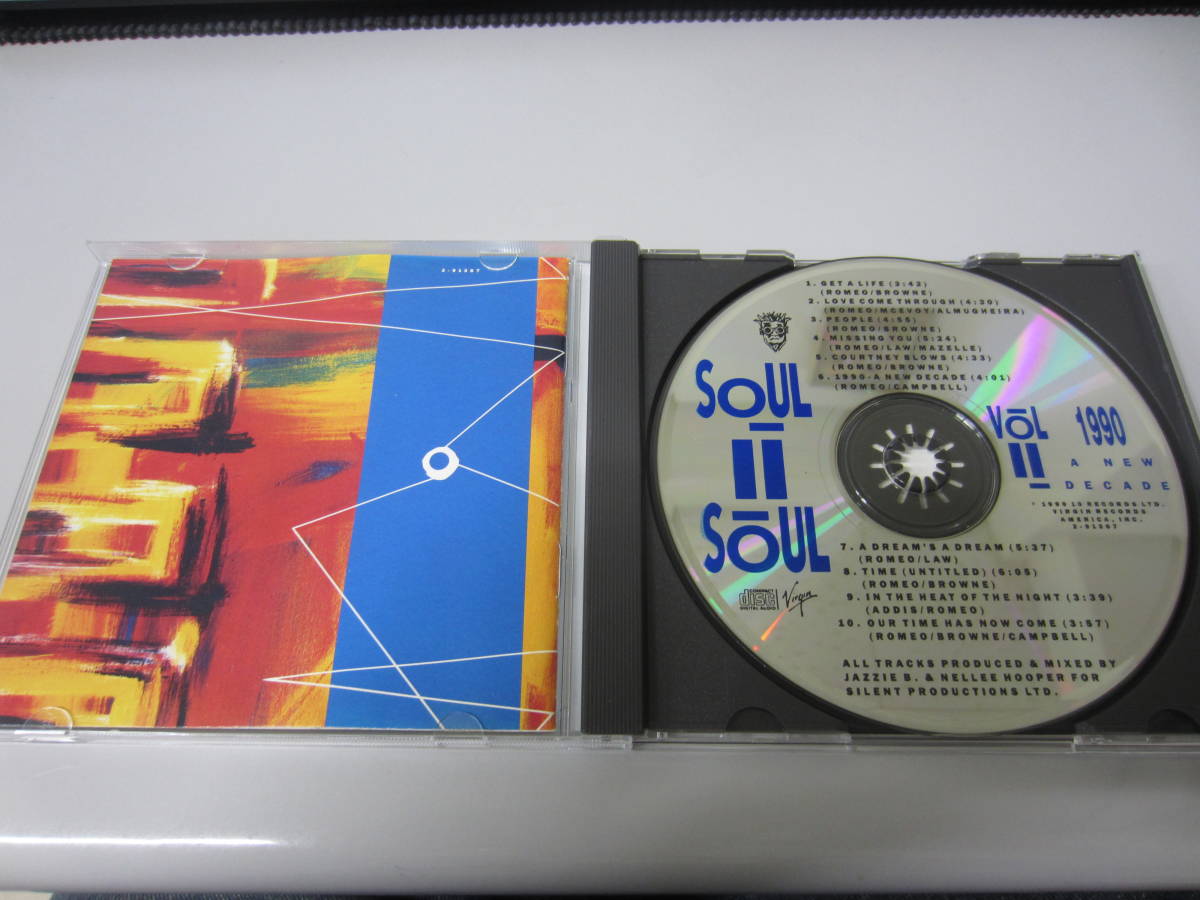 Soul II Soul/ソウル・II・ソウル/Vol. II 1990 A New Decade US盤CD ファンク ソウル アシッドジャズ ハウス ヒップホップ _画像2