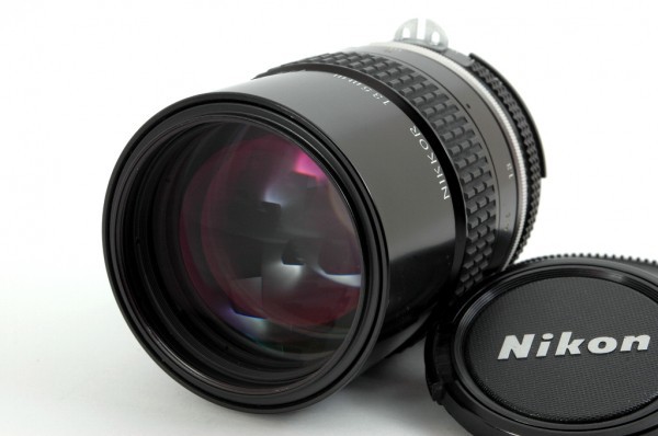 宅送] 【美品】Nikon Ai NIKKOR 135mm F2.8 大口径単焦点中望