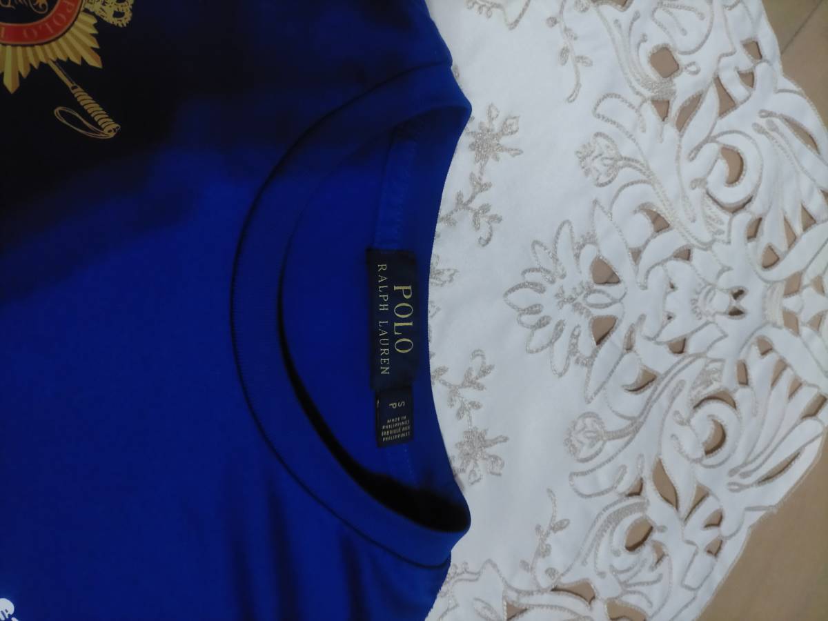  several times have on * Ralph Lauren big po knee short sleeves T-shirt (160~170 size about. child .)
