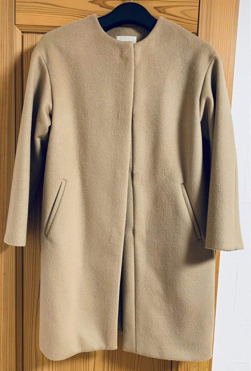 美品 イエナ IENA 二重織シャルムノーカラーコート 38|Yahoo 美品 イエナ IENA 二重織シャルムノーカラーコート 38|Yahoo