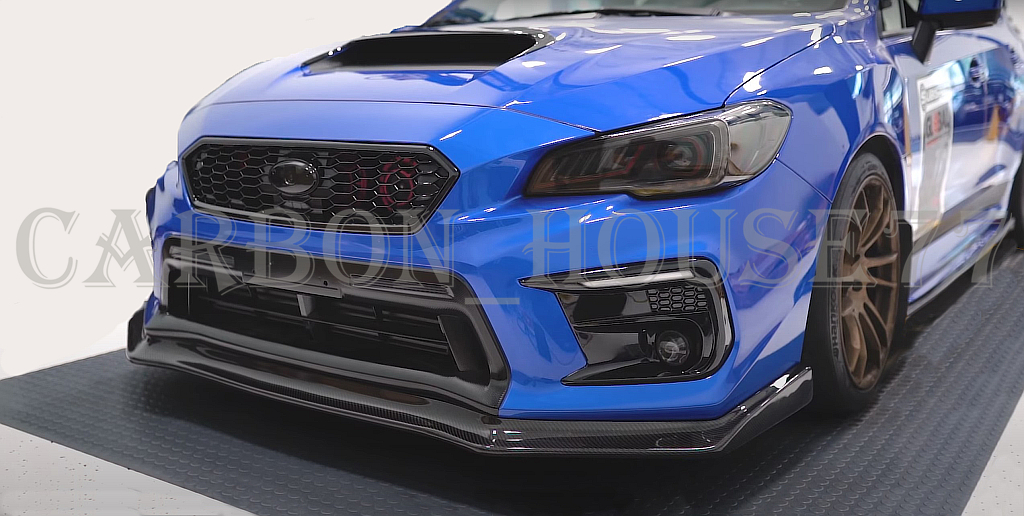 ★SUBARU WRX STI VAB・WRX S4 VAG 後期 カーボン フロント リップ スポイラー C型 2017-現行☆._画像7