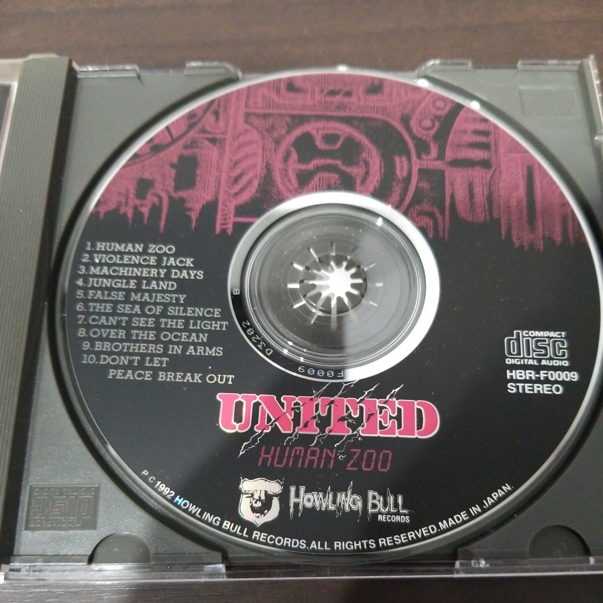 1円～ 旧規格 UNITED HUMAN ZOO HEAVYMETAL heavy metal ジャパメタ thrash ユナイテッド　帯　廃盤 _画像3