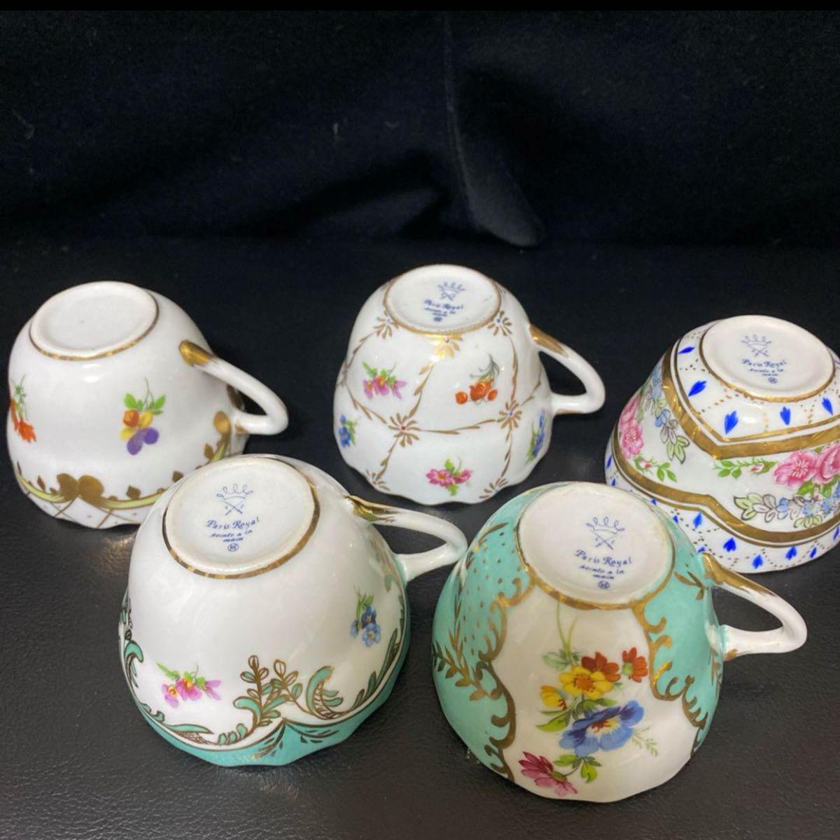 Paris Royalパリスロイヤル カップ&ソーサー デミタス 5客 Paris Royalパリスロイヤル カップ&ソーサー デミタス 5客