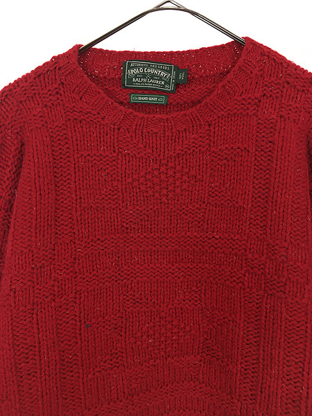 古着 90s POLO COUNTRY Ralph Lauren ポロカン ネイティブ編み 古着 90s POLO COUNTRY Ralph Lauren ポロカン ネイティブ編み