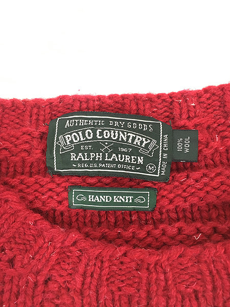 古着 90s POLO COUNTRY Ralph Lauren ポロカン ネイティブ編み 古着 90s POLO COUNTRY Ralph Lauren ポロカン ネイティブ編み