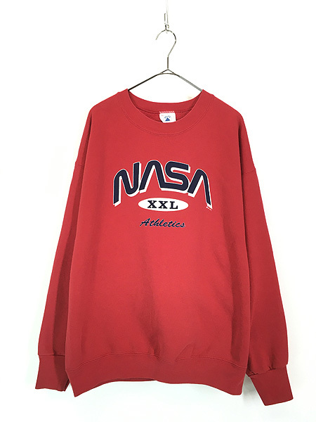 古着 90s USA製 NASA アメリカ航空宇宙局 BIG プリント スウェット トレーナー XL 古着_画像1