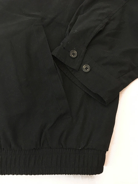 古着 Polo Ralph Lauren 異素材 フェイク スエード スウィング トップ ジャケット 黒 XL 古着(2)_画像4