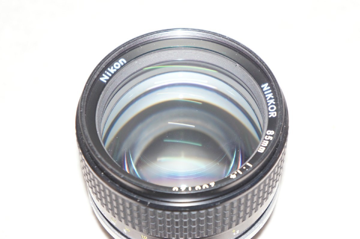 [SK][L3080260] Nikon ニコン NIKKOR 85mm 1:1.4 一眼カメラ用レンズ 72mm SL-1A付き_画像6