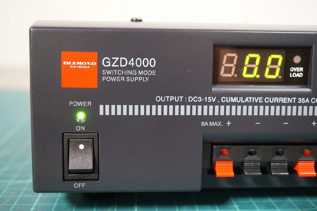 [NZ] [MG154880] 1円スタート 美品 DIAMOND ダイヤモンド GZD4000 スイッチングモード直流安定化電源 35A 取扱説明書、元箱付き_画像3