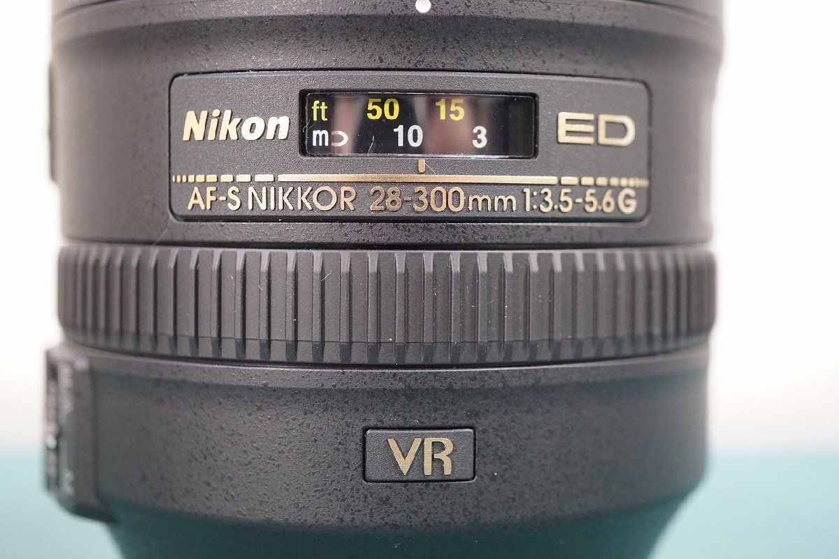 [NZ] [L3081780] Nikon ニコン AF-S NIKKOR 28-300mm 1:3.5-5.6G カメラレンズ NIKON HB-50/取扱説明書/元箱等付き_画像3