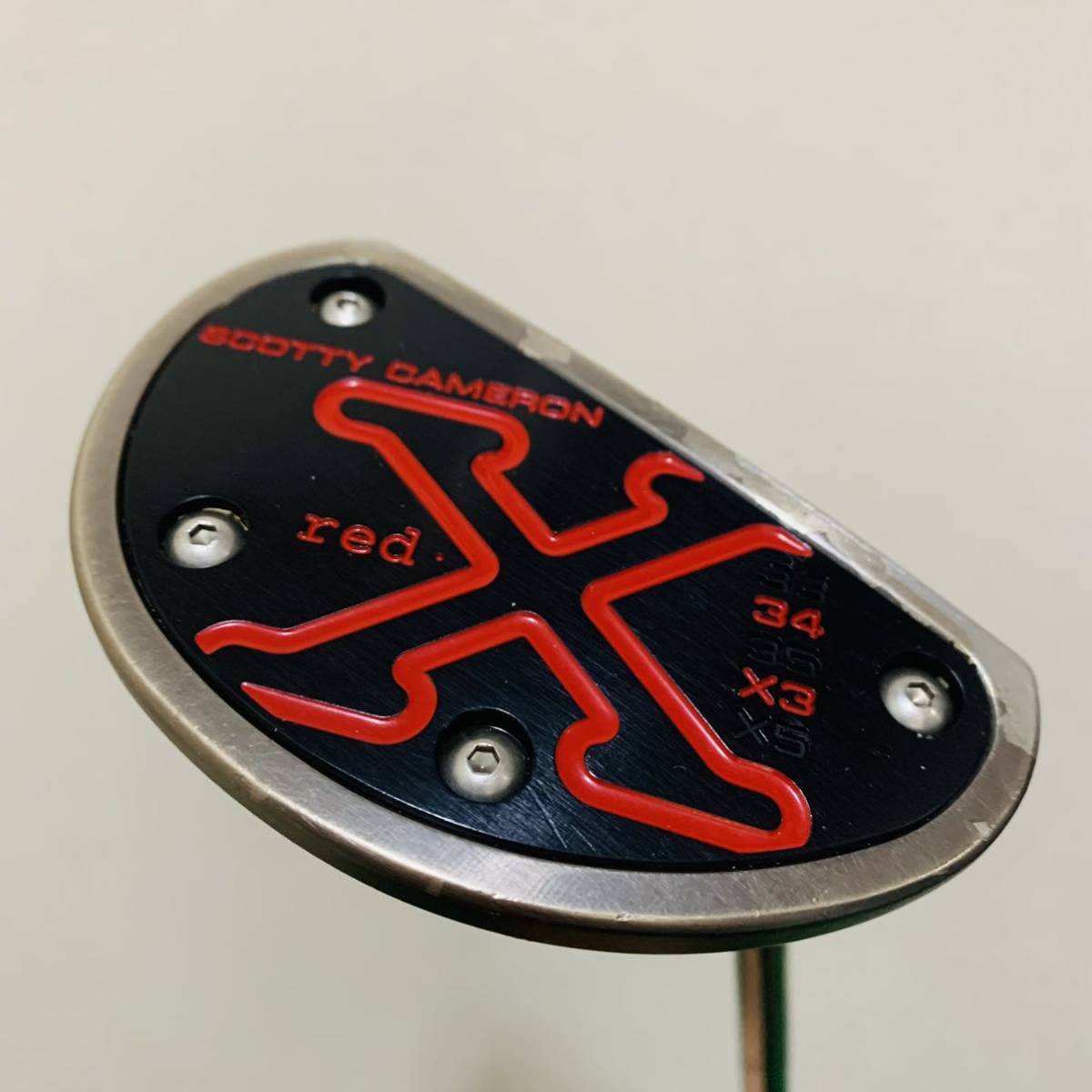 6109 SCOTTY CAMERON RED X3 スコッティキャメロン　ヘッドカバー付き　パター　メンズ　右利き　送料無料　匿名配送_画像1