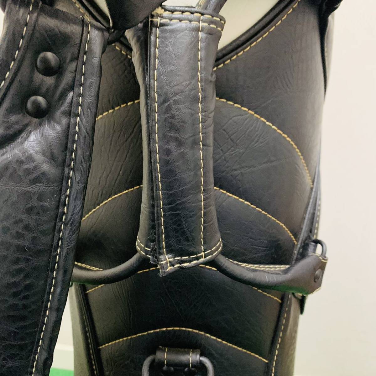 6171 LACOSTE ラコステ キャディバッグ 黒 ブラック 希少 レア 6171 LACOSTE ラコステ キャディバッグ 黒 ブラック 希少 レア