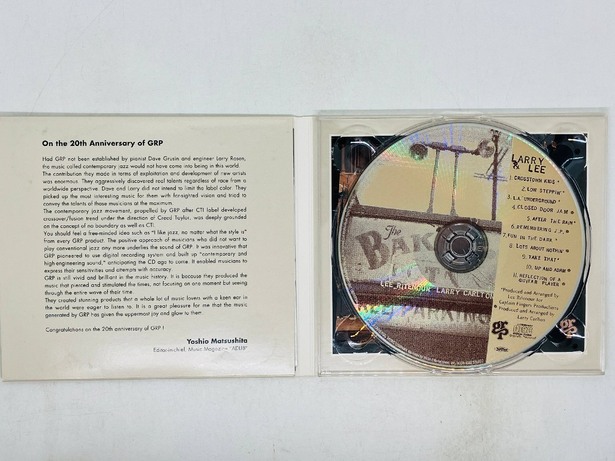即決CD Lee Ritenour & Larry Carlton リー・リトナー・アンド・ラリー・カールトン URCP-9002 H01_画像3
