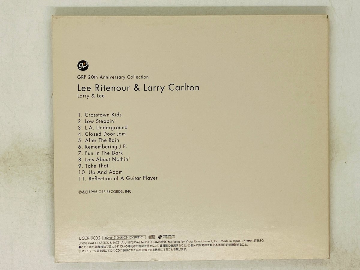 即決CD Lee Ritenour & Larry Carlton リー・リトナー・アンド・ラリー・カールトン URCP-9002 H01_画像2