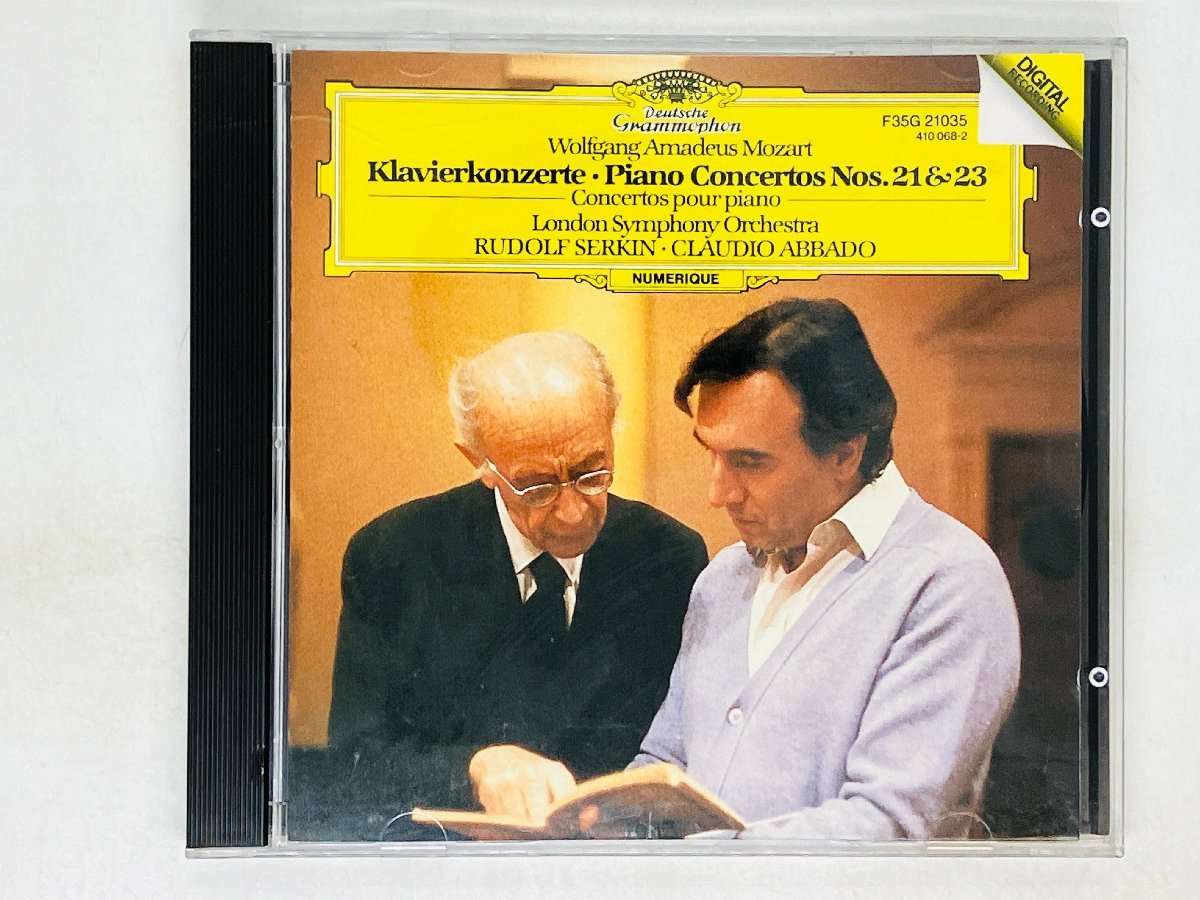 即決CD モーツァルト ピアノ協奏曲第21 23番 ゼルキン アバド ロンドン交響楽団 / MOZART KLAVIERKONZERTE SERKIN ABBADO Z55_画像1