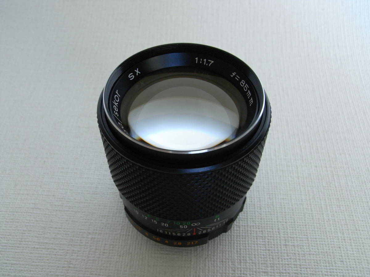 希少な逸品 AUTO Mamiya Sekor SX 85mm F1.7 （M42マウント）Lens_画像4