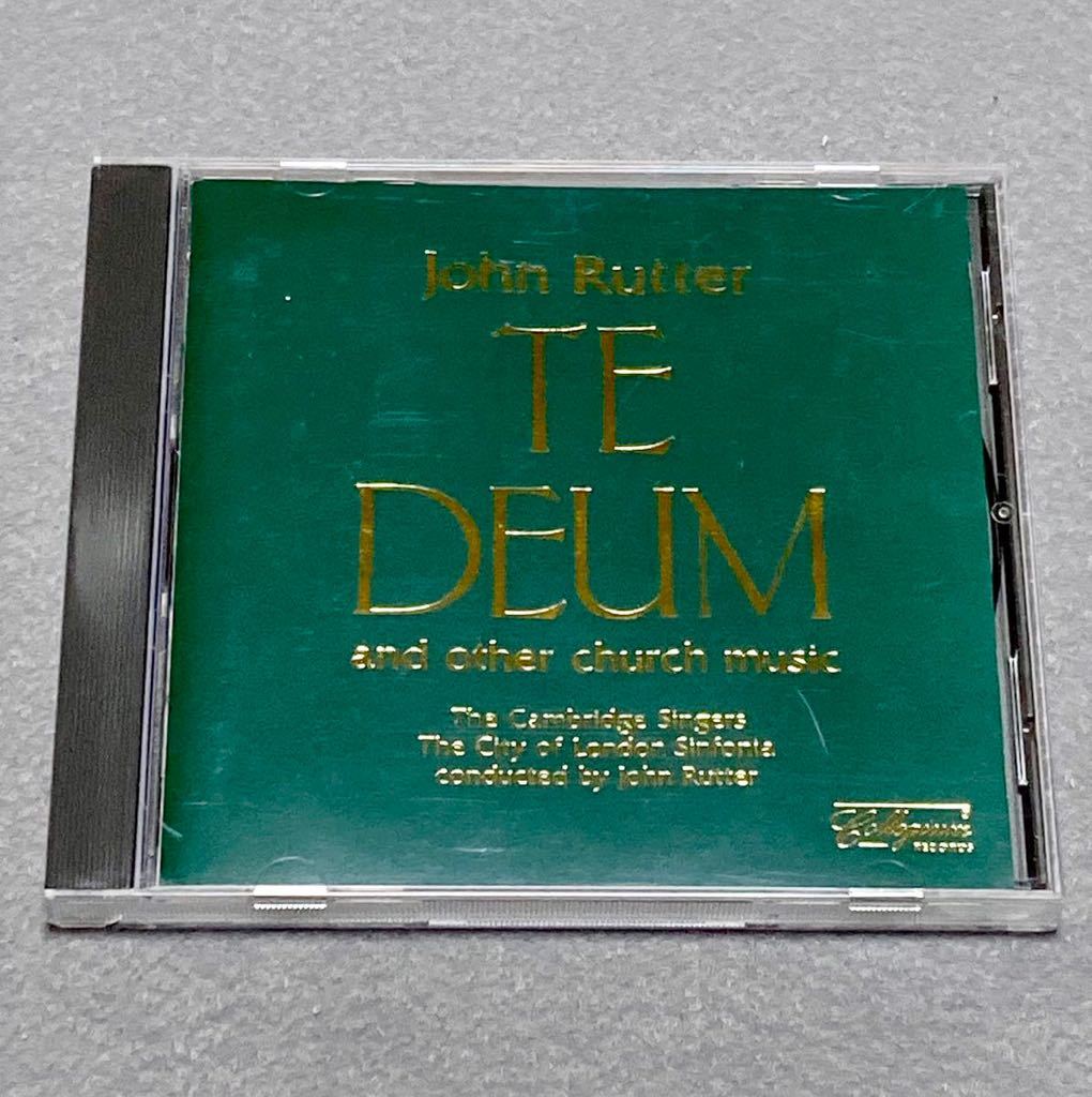 CD/ ラッター：テ・デウムと教会音楽集 / ラッター& ケンブリッジ・シンガーズ、シティ・オヴ・ロンドン・シンフォニア_画像1