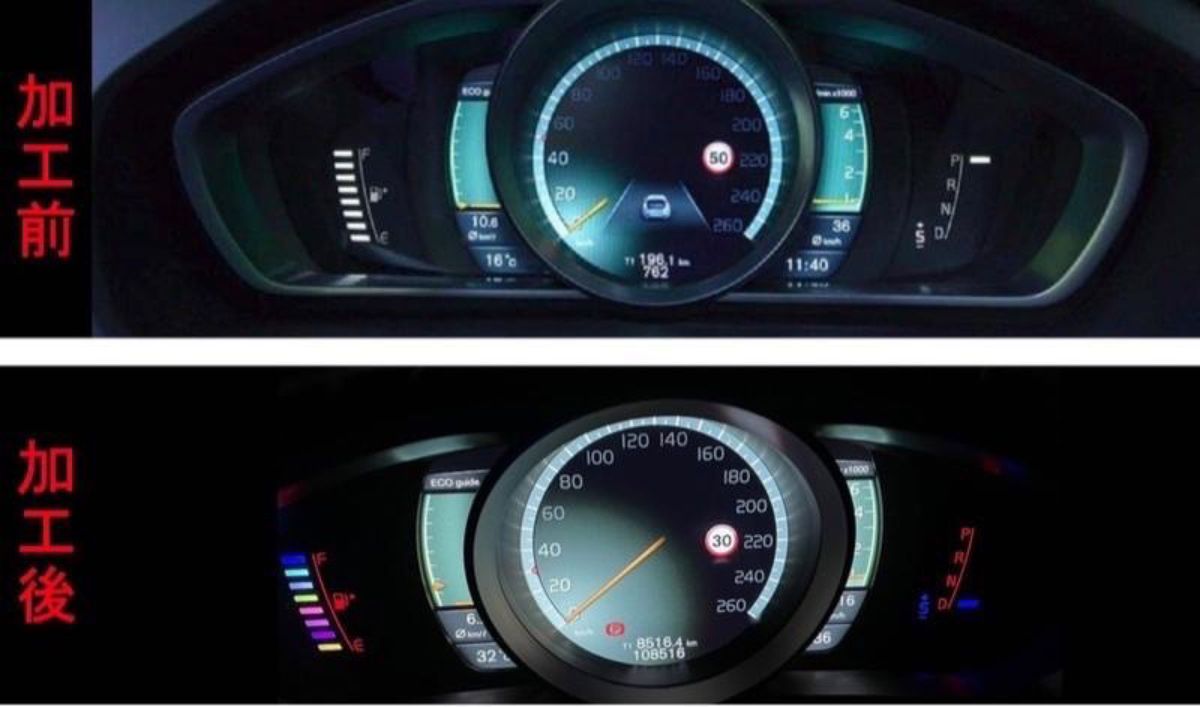 1点物 ボルボ V40 MB4164T スピード メーター ユニット LED打ち 1点物 ボルボ V40 MB4164T スピード メーター ユニット LED打ち