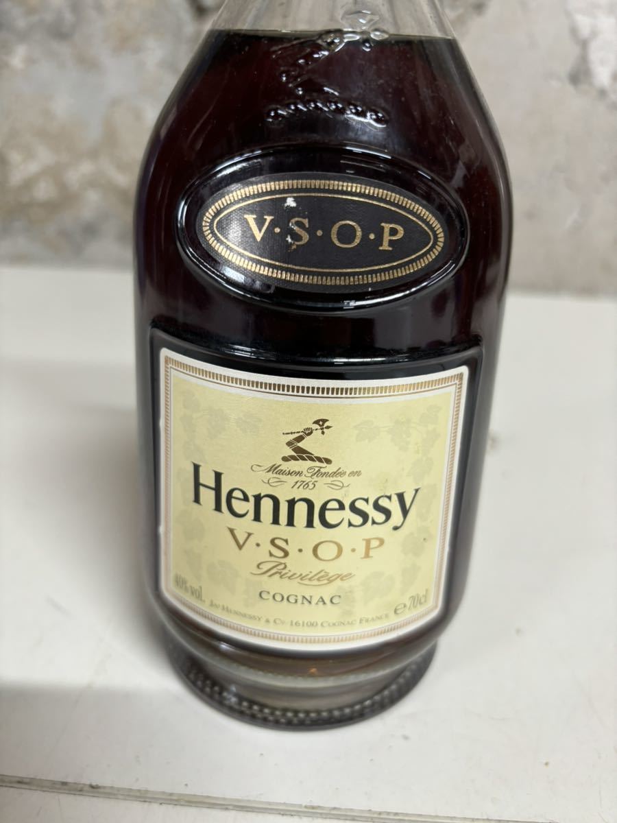 未開栓 Hennessy ヘネシー VSOP PRIVILEGE プリヴィレッジ COGNAC コニャック ブランデー 送料無料の画像2