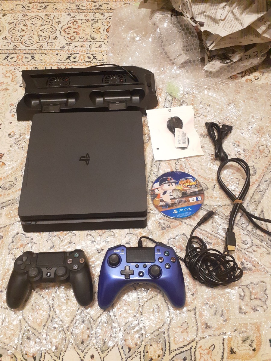 100%正規品 良品 薄型最終タイプ ps4 CUH-2200B 1TB 本体一式 送料無料