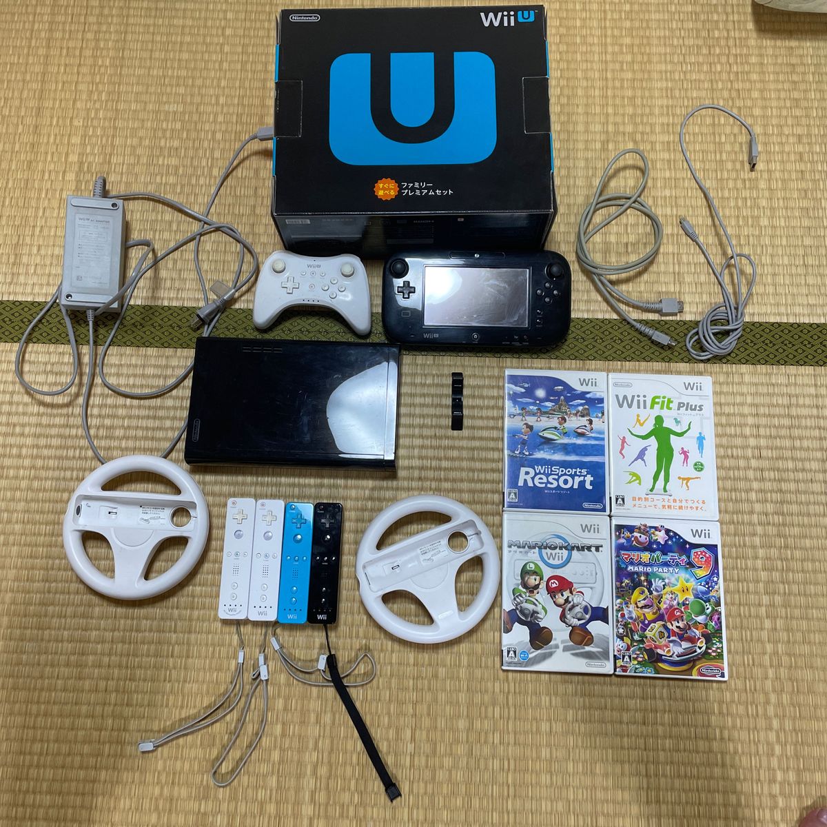 WiiU本体 リモコン+ソフト+ゲームパッド+プロコン+付属品付き｜Yahoo 