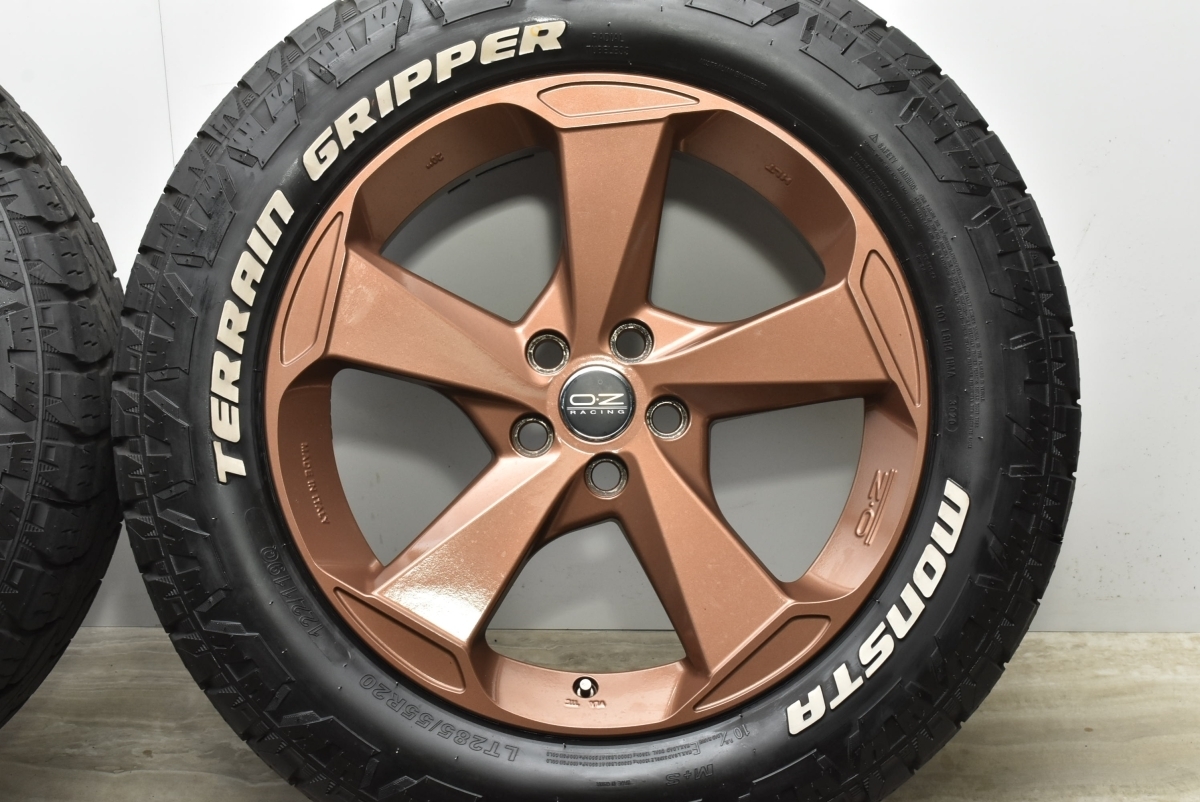 【希少品】OZ Racing Aspen HLT 20in 9.5J +52 PCD120 MONSTA テレーングリッパー LT285/55R20 レンジローバー カスタム用 再塗装品_画像6