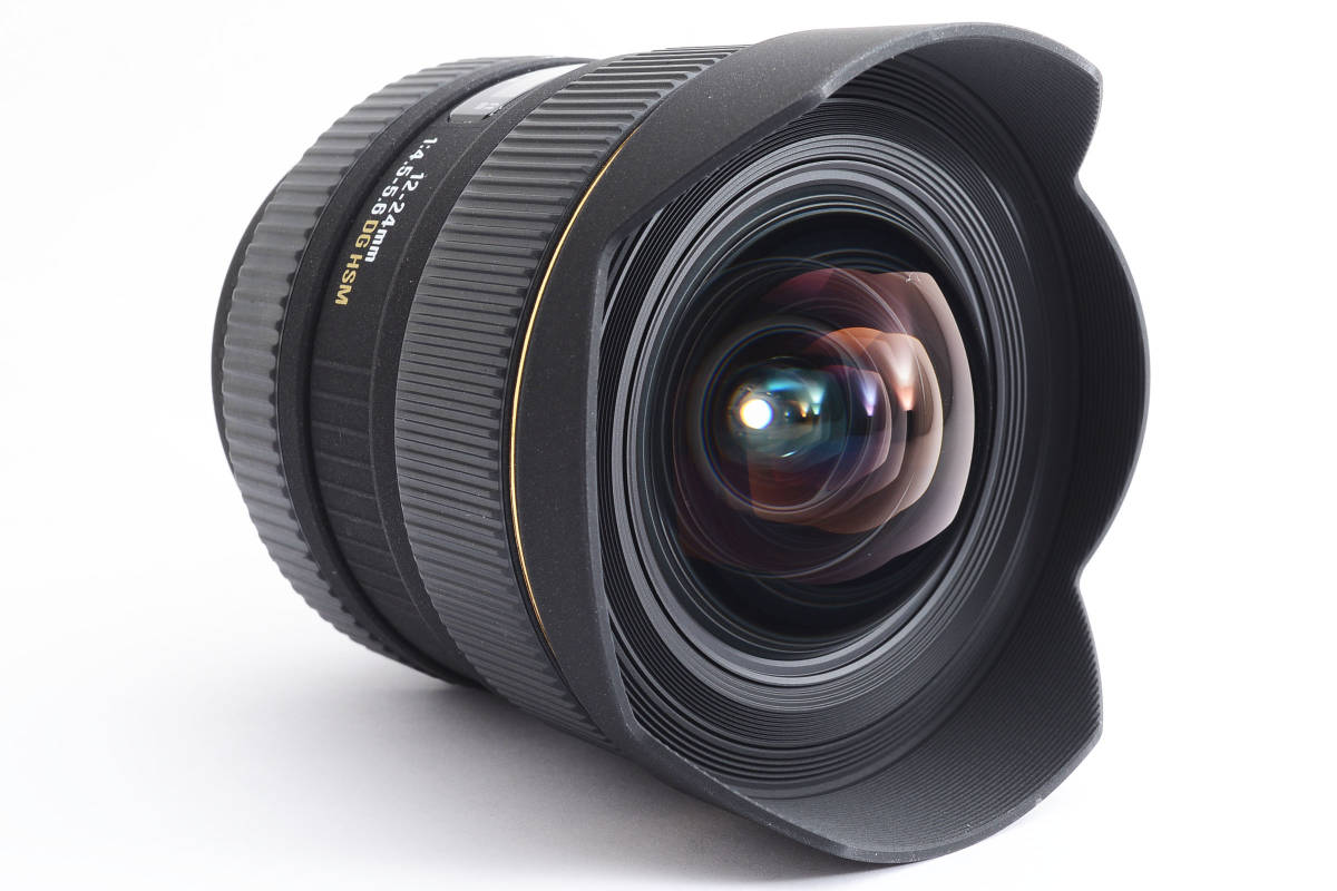 極上美品！SIGMA シグマ EX 12-24mm f/4.5-5.6 HSM DG EX AF ASP Lens SAマウント シグマ用 広角レンズ_画像4