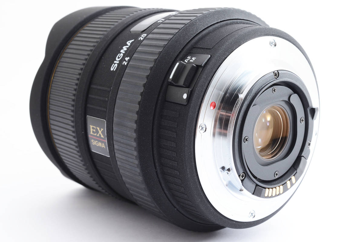 極上美品！SIGMA シグマ EX 12-24mm f/4.5-5.6 HSM DG EX AF ASP Lens SAマウント シグマ用 広角レンズ_画像7