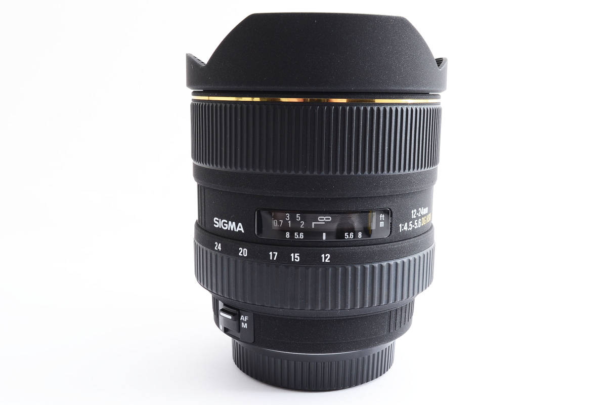 極上美品！SIGMA シグマ EX 12-24mm f/4.5-5.6 HSM DG EX AF ASP Lens SAマウント シグマ用 広角レンズ_画像8