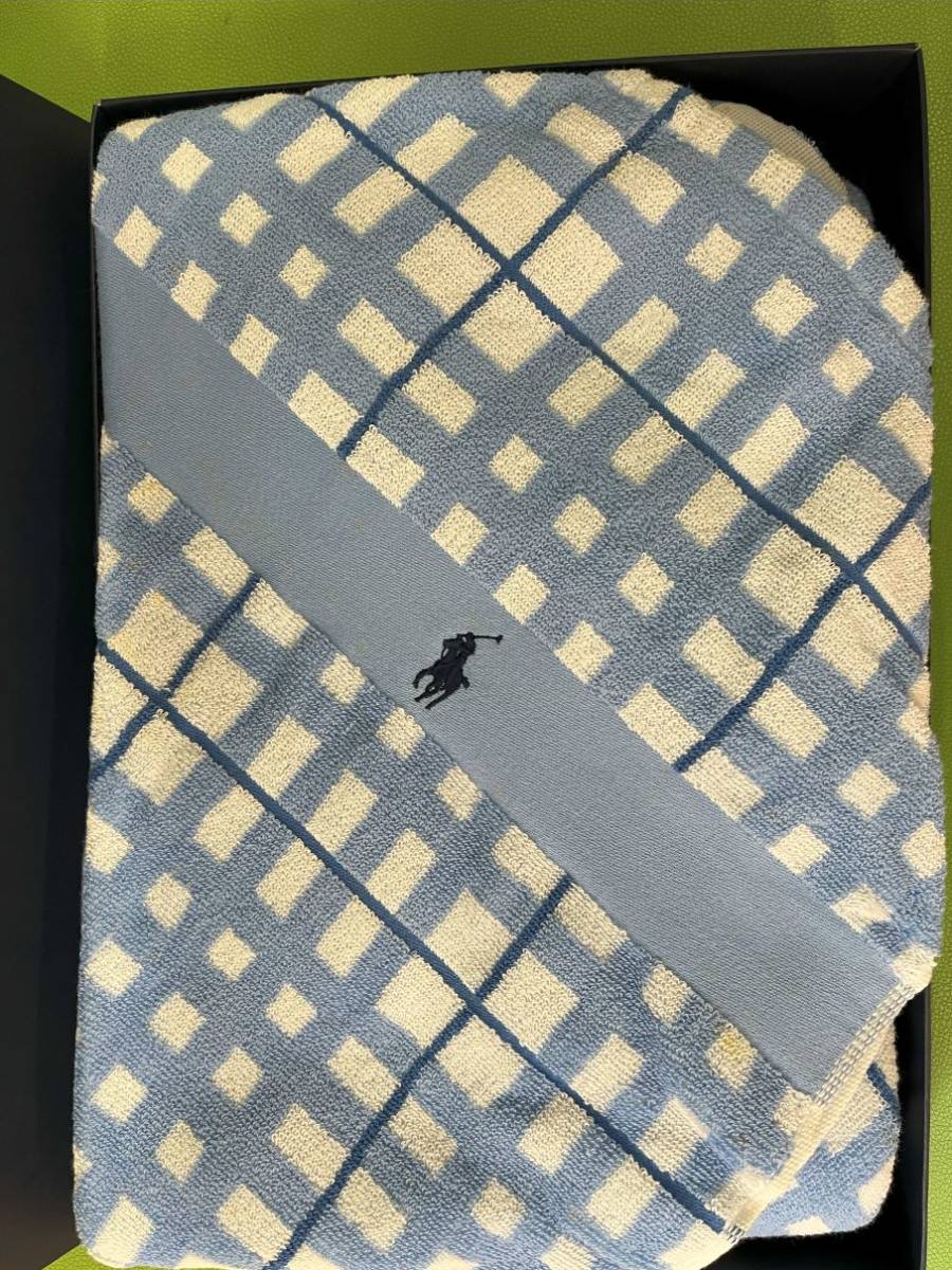  Ralph Lauren window pe in half towelket [ unused long-term keeping goods ]