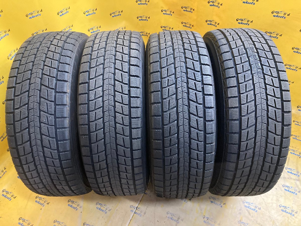 K-831☆265/70R17 DUNLOP WINTRMAXX SJ8 2017年製 残溝約8-8.5㎜☆スタッドレス☆FJクルーザー プラド等☆_画像2