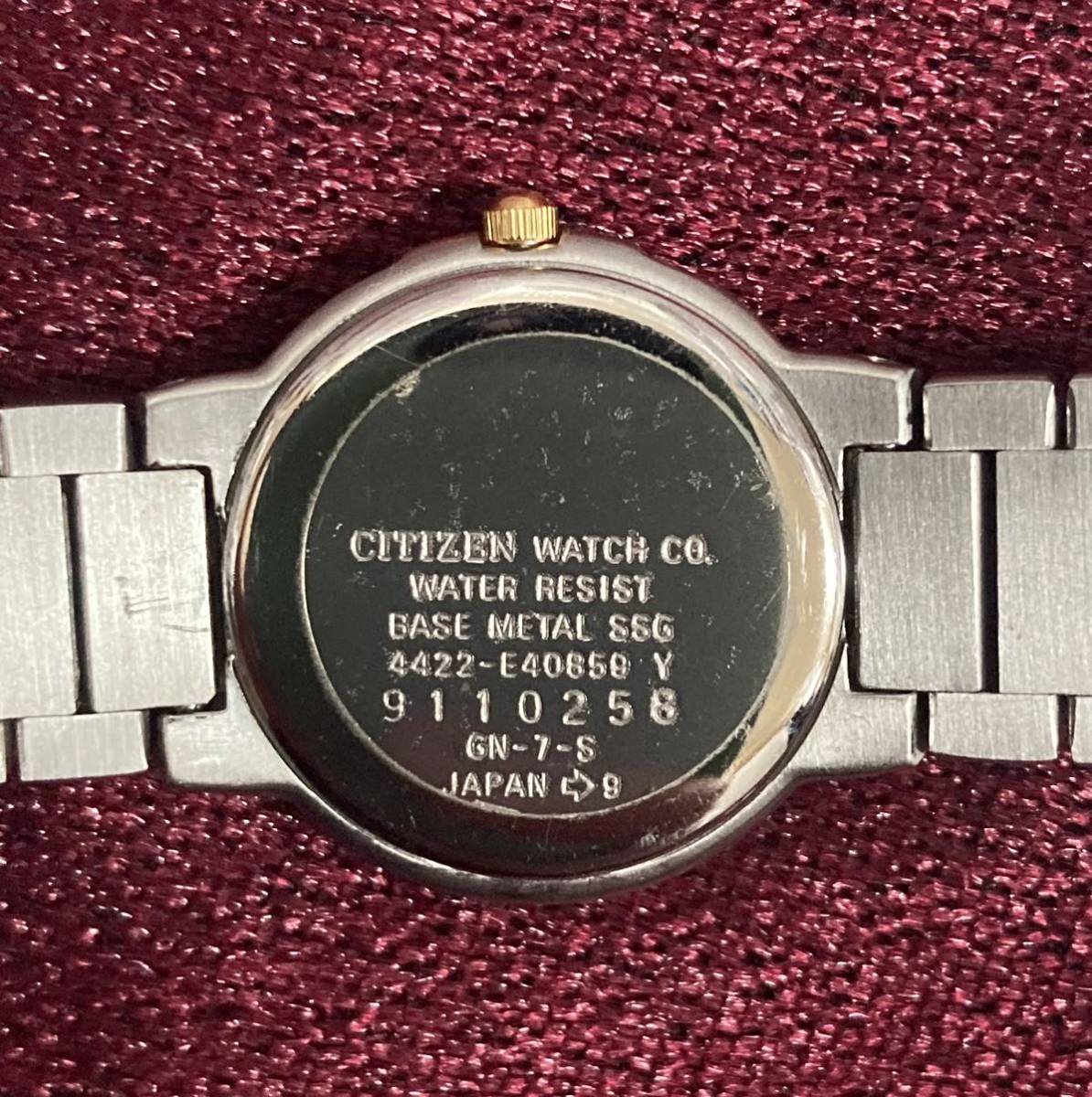 稼働品 ♪ CITIZEN シチズン ♪ エクシード ユーロス コンビベルト クオーツ 腕時計 レディース（管理KT295）_画像9