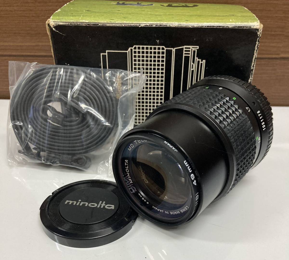 MINOLTA ミノルタ 3点セット ♪ フイルムカメラ X-7 MD 50mm 1:1.7・MD ROKKOR レンズ F3.5 135mm・ AUTO 200X ストロボ_画像9