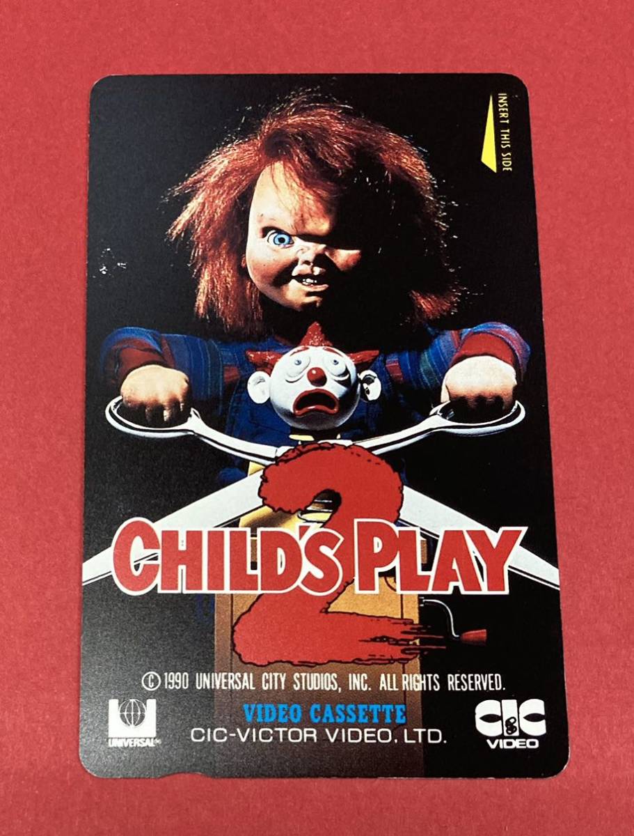  unused! movie child Play 2 telephone card 50 frequency telephone card telephone card Western films ( control T301)